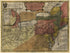 Jersey, New-York, Connecticut, and Rhode Island: of Aquanishuonîgy, the Country of the Confederate Indians; Comprehending Aquanishuonîgy Proper, Their Place of Residence, Ohio and Tïiuxsoxrúntie Their Deer-hunting Countries; Couxsaxráge and Skani... by Relic Map Company