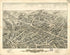 View of Peabody, Massachusetts 1877 by Relic Map Company