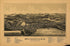 Wolfeborough, New Hampshire, Lake Winnipesaukee 1889 by Relic Map Company
