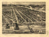 Aeroplane View of Asbury Park, New Jersey Showing Location of Asbury Park Estates Among the Hills On Asbury Ave 1910 by Relic Map Company