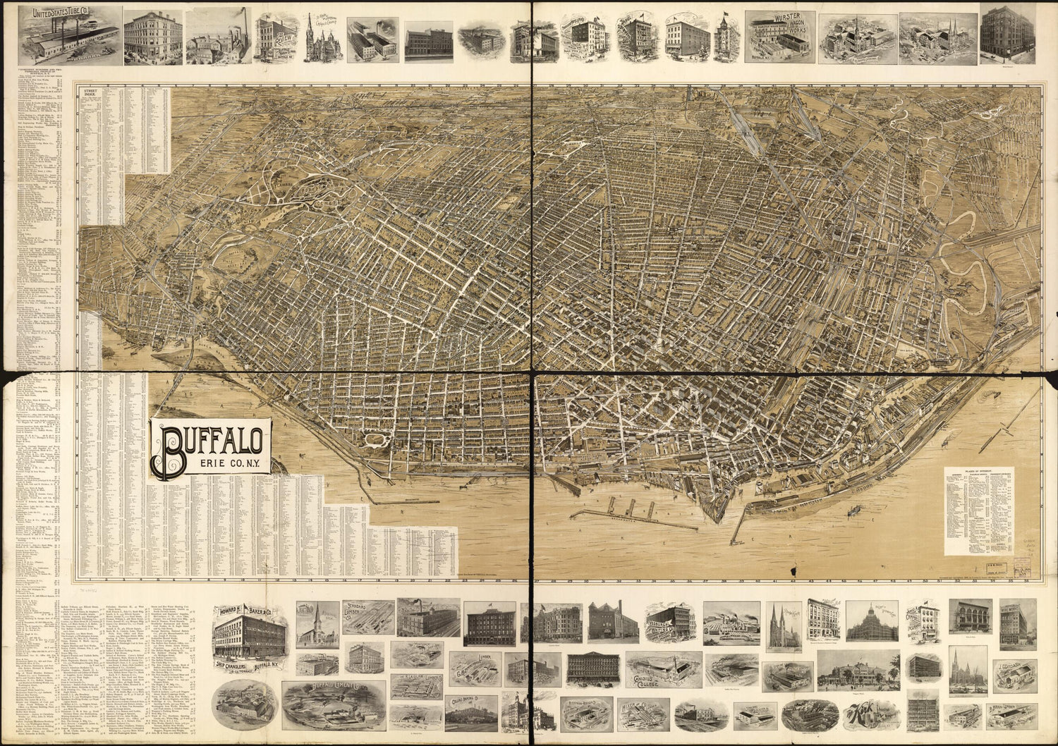 This old map of Buffalo, Erie County, New York from 1902 was created by  Landis &amp; Alsop in 1902