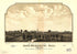 East View of the Village of North Bridgewater, Massachusetts 1844 by Relic Map Company