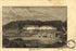 Oregon City 1850 by Relic Map Company
