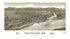 Panoramic View of the City of the Dalles, Or. County Seat of Wasco County 1884 by Relic Map Company