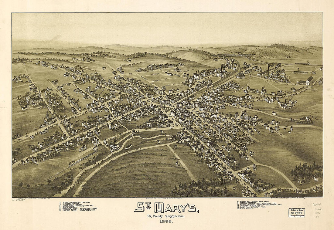 This old map of St. Mary&