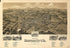 Perspective Map of Bedford City, Virginia, County Seat of Bedford County 1891 by Relic Map Company