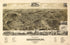 Perspective Map of the City of Staunton, Va., County Seat of Augusta County, Virginia 1891 by Relic Map Company