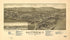 Panoramic View of Dayton, W.T., County Seat of Columbia County 1884 by Relic Map Company
