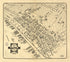 Main Business District Periscopic Seattle 1903 by Relic Map Company