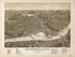 Falls,Wisconsin, County-seat of Chippewa-County 1886 by Relic Map Company