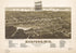 Medford,Wisconsin, County Seat of Taylor County Before the Great Fire May 28th 1885 by Relic Map Company
