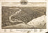 View of the City of Oconomowoc,Wisconsin Waukesha County 1885 by Relic Map Company
