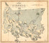 Map of Wareham 1832 by Relic Map Company