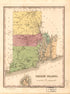 Rhode Island in 1829 by Relic Map Company