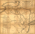 Map of the Philadelphia, Easton & Water Gap Rail Road 1852 by Relic Map Company