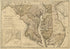 Maryland Und Delaware 1797 by Relic Map Company