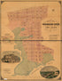 Map of Woodsburgh, Long Island in 1871 by Relic Map Company