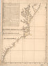 Descripcion Hidografica, Que Comprehende La America Septentrional, Desde La Punta, Y Rio De Sn. Juan, Hasta Filadelfia, Con Sus Yslas, Bajos Y Sondas Adjacentes: 1780 by Relic Map Company