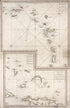 Carte Réduite Des îles Antilles : Au Nord Du 13me. Degré De Latitude ; Carte Réduite Des Debouquements De St. Domingue 1775 by Relic Map Company