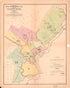 An Outline of the Newly Consolidated City, Showing the Boundaries of the Wards : According to the Act Passed by the Legislature, Jany. 31st, in 1854 by Relic Map Company