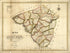 Map of Lancaster County, Pennsylvania 1821 by Relic Map Company