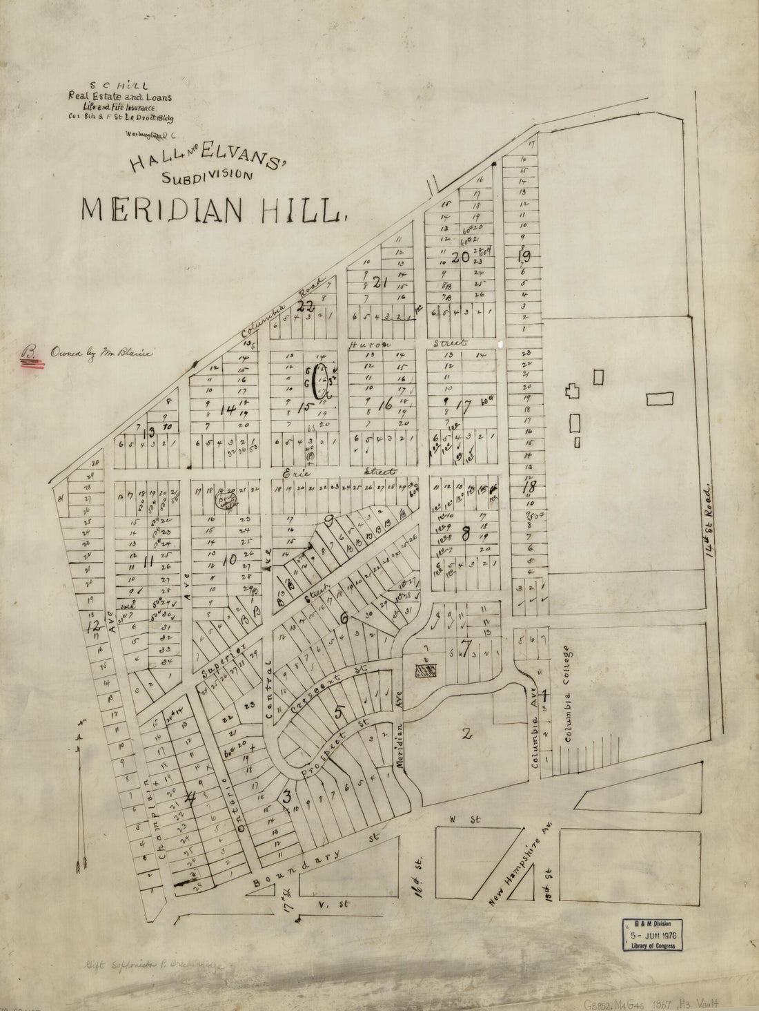 This old map of Hall and Elvans&