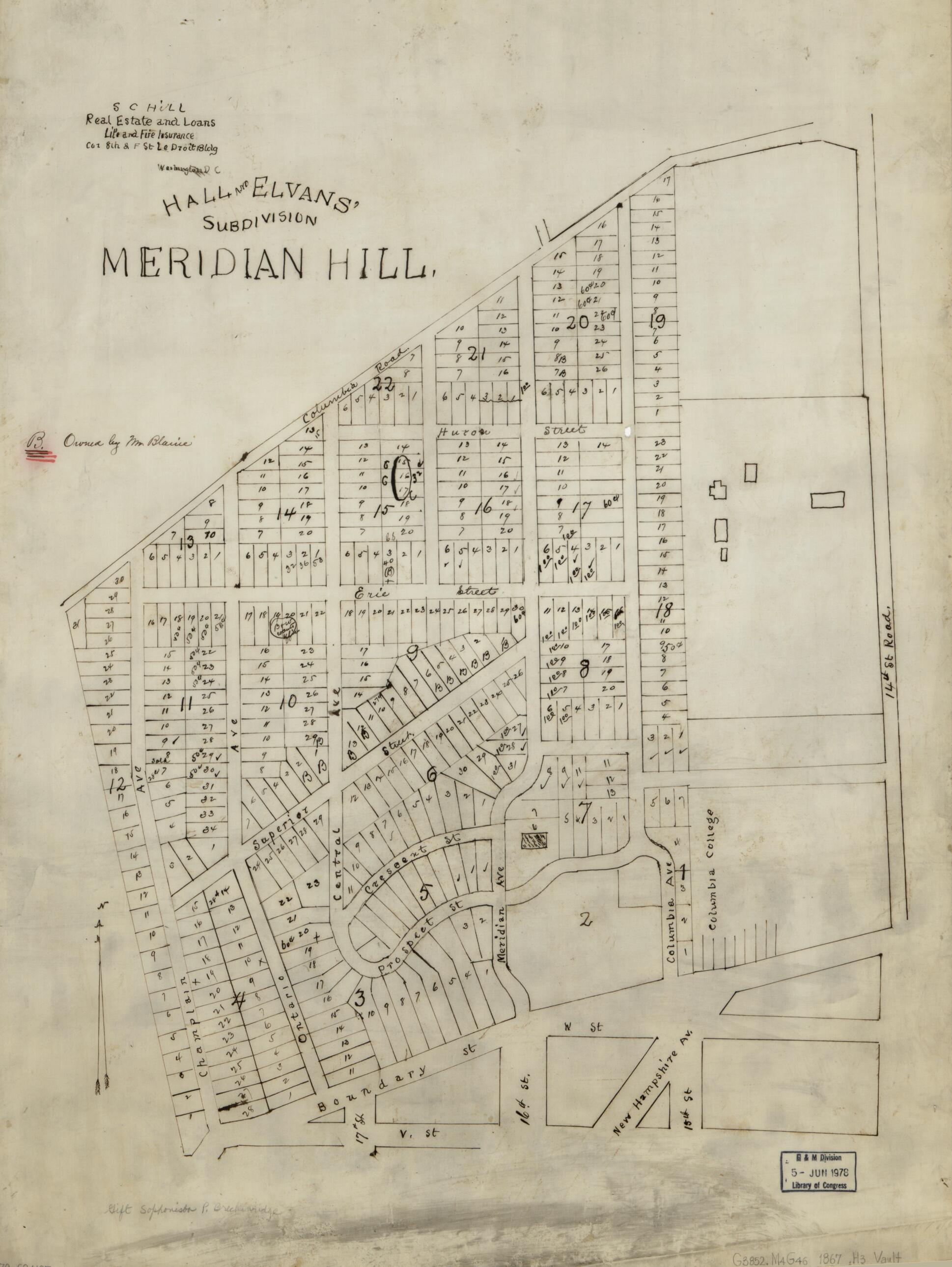 This old map of Hall and Elvans&