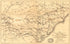 Map Showing Route of Marches of the Army of Genl. W. T. Sherman from Atlanta, Georgia, to Goldsboro, N.C. : to Accompany the Report of Operations from Savannah, Georgia, to Goldsboro, N.C 1865 by Relic Map Company