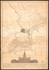 A Plan of the City and Environs of Philadelphia 1847 by Relic Map Company