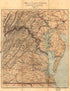 Map of Eastern Virginia 1863 by Relic Map Company