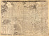 武州豊嶋郡江戶庄圖, Bushū Toshima Gōri Edo No Shōzu, Gun Edo-shō Zu in 1682 by Relic Map Company