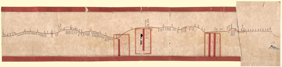 Shang Nan He Ting Shu Guangxu Er Nian Fen Qiang Xiu Gong Duan Bi Jiao Shang Nian Hua Xian Wei Ping He Tu. (上南河廳屬光绪二年分搶修工段比較上年化險為平河圖, Prefecture) 1876 by Relic Map Company