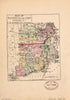 Map of Washington and Kent Counties, Rhode Island 1889 by Relic Map Company
