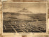 Yreka & Mt. Shasta, Siskiyou County,California, Looking South East 1884 by Relic Map Company