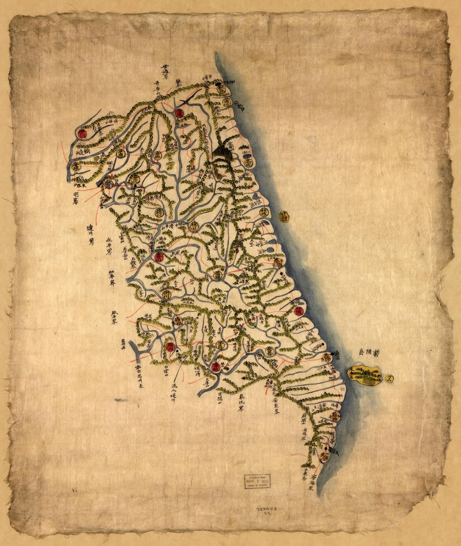 Tongguk Chido 1760 by Relic Map Company
