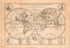 Monde Ou Carte Générale De La Terre 1705 by Relic Map Company