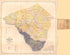 Map of the Public Roads In Lancaster County, Pennsylvania : Constructed From Actual Surveys Made Under the Direction of the State Highway Department by Authority of an Act of Assembly Approved May 1, 1905 in 1912 by Relic Map Company