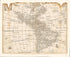 Americæ Descriptio Nova 1660 by Relic Map Company