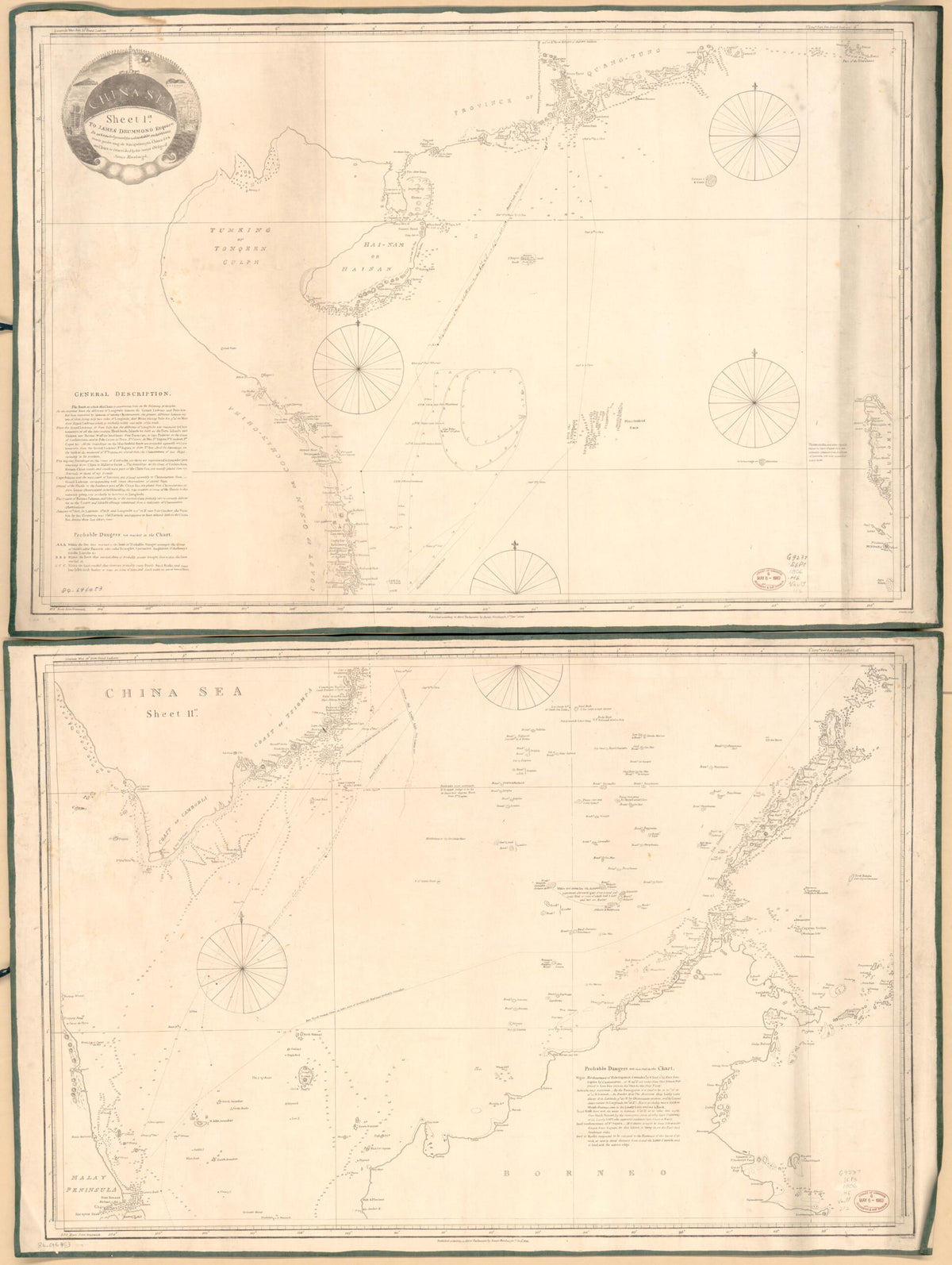 China Sea 1820 by Relic Map Company