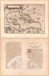 Insulæ Americanæ In Oceano Septentrionali Cum Terris Adiacentibus in 1635 by Relic Map Company