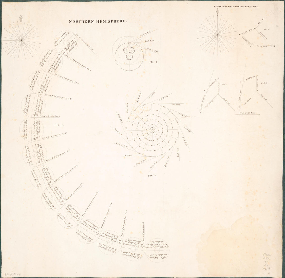 Northern Hemisphere 1880 by Relic Map Company