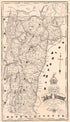 Map of the State of Vermont 1890 by Relic Map Company