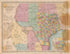 Richardsons New Map of the State of Texas, Including Part of Mexico 1859 by Relic Map Company