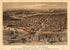 The City of Chicago As It Was Before the Great Conflagration of October 8th, 9th, & 10th, 1871 by Relic Map Company