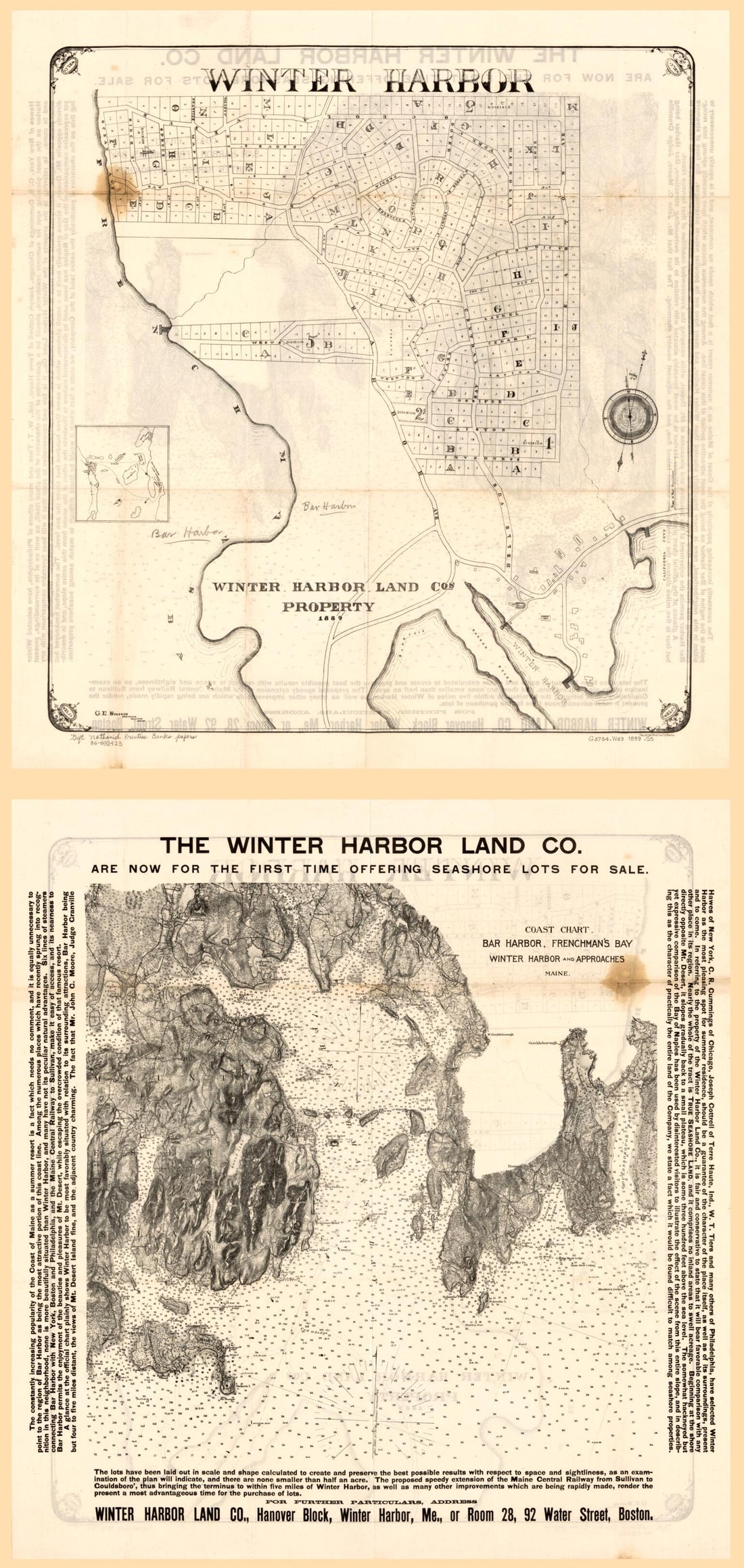 This old map of Winter Harbor : Winter Harbor Land Co.&