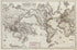Map Showing the Telegraph Lines In Operation, Under Contract, and Contemplated, to Complete the Circuit of the Globe 1871 by Relic Map Company