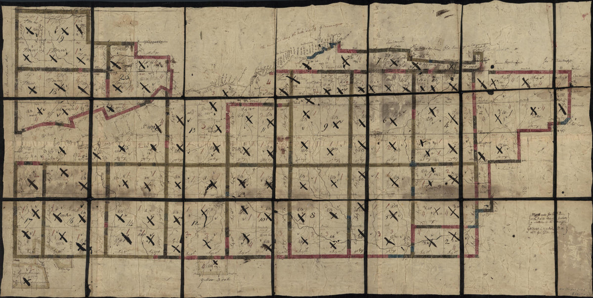 Cawanesque 1790 by Relic Map Company