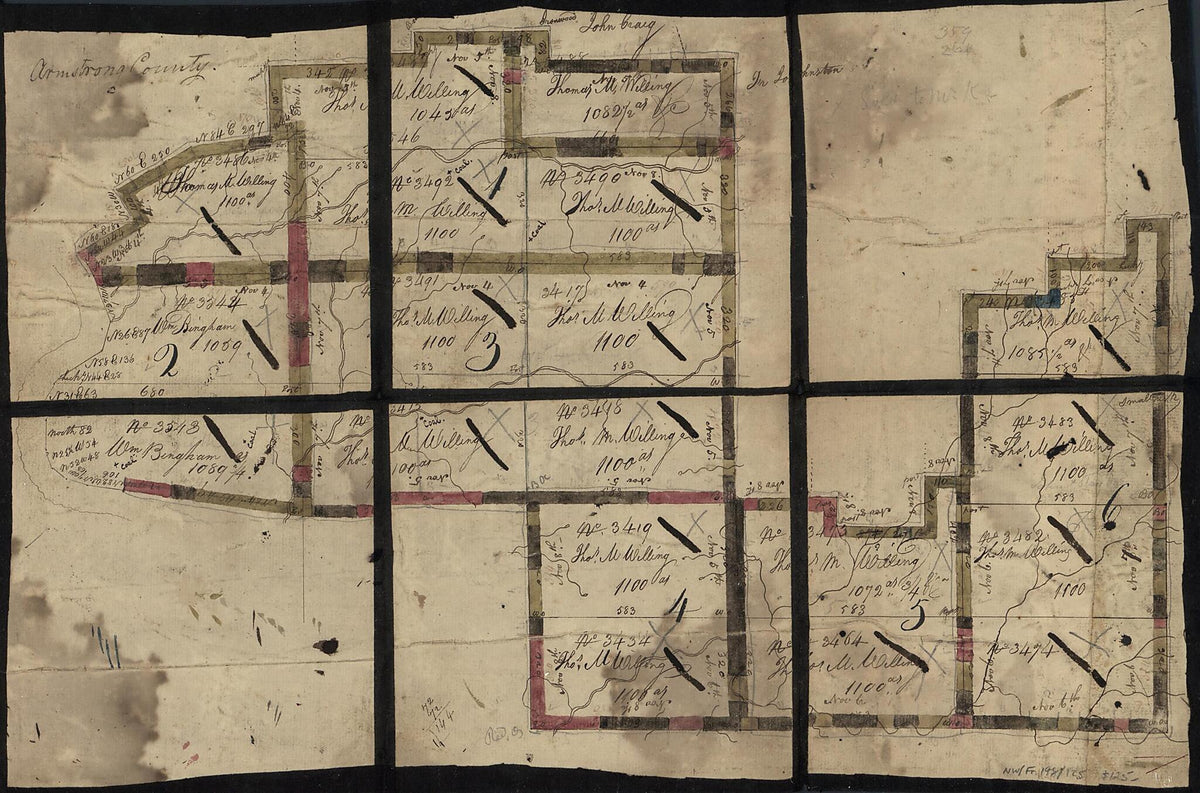 Armstrong County 1790 by Relic Map Company