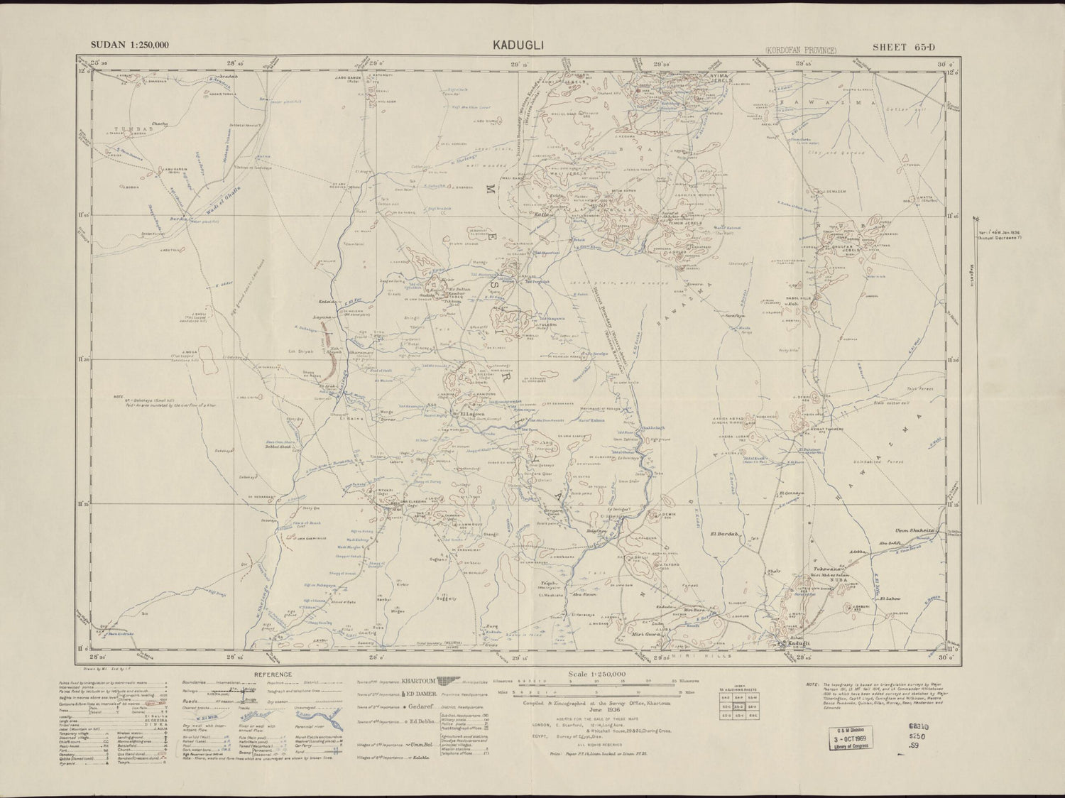 This old map of Sudan 1:250,000 (Egyptian Sudan, Egyptian Sudan and French Equatorial Africa, Egyptian Sudan and Abyssinia, Congo) from 1909 was created by  Misāḥah in 1909