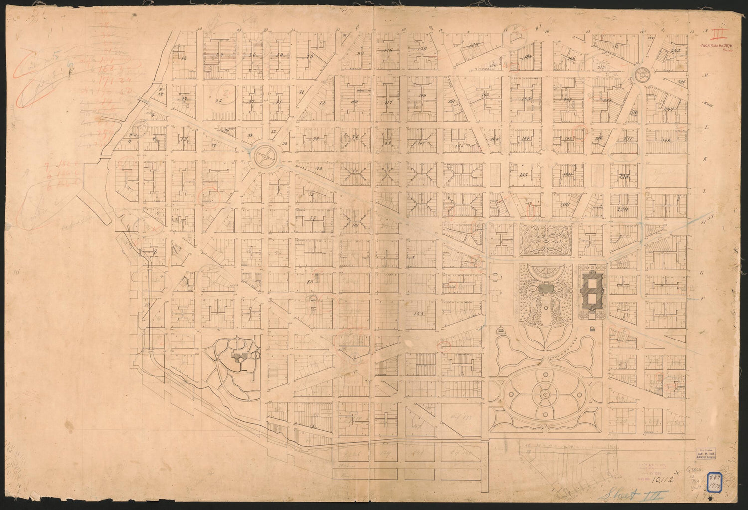 This old map of Divisions, Grades, and the General Configuration of the Ground from 1872 was created by A. Bastert, J. (Joseph) Enthoffer in 1872